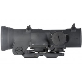 Elcan SpecterDR 1.5-6x5.56mm Rifle Scope-Black-DFOV156-C1