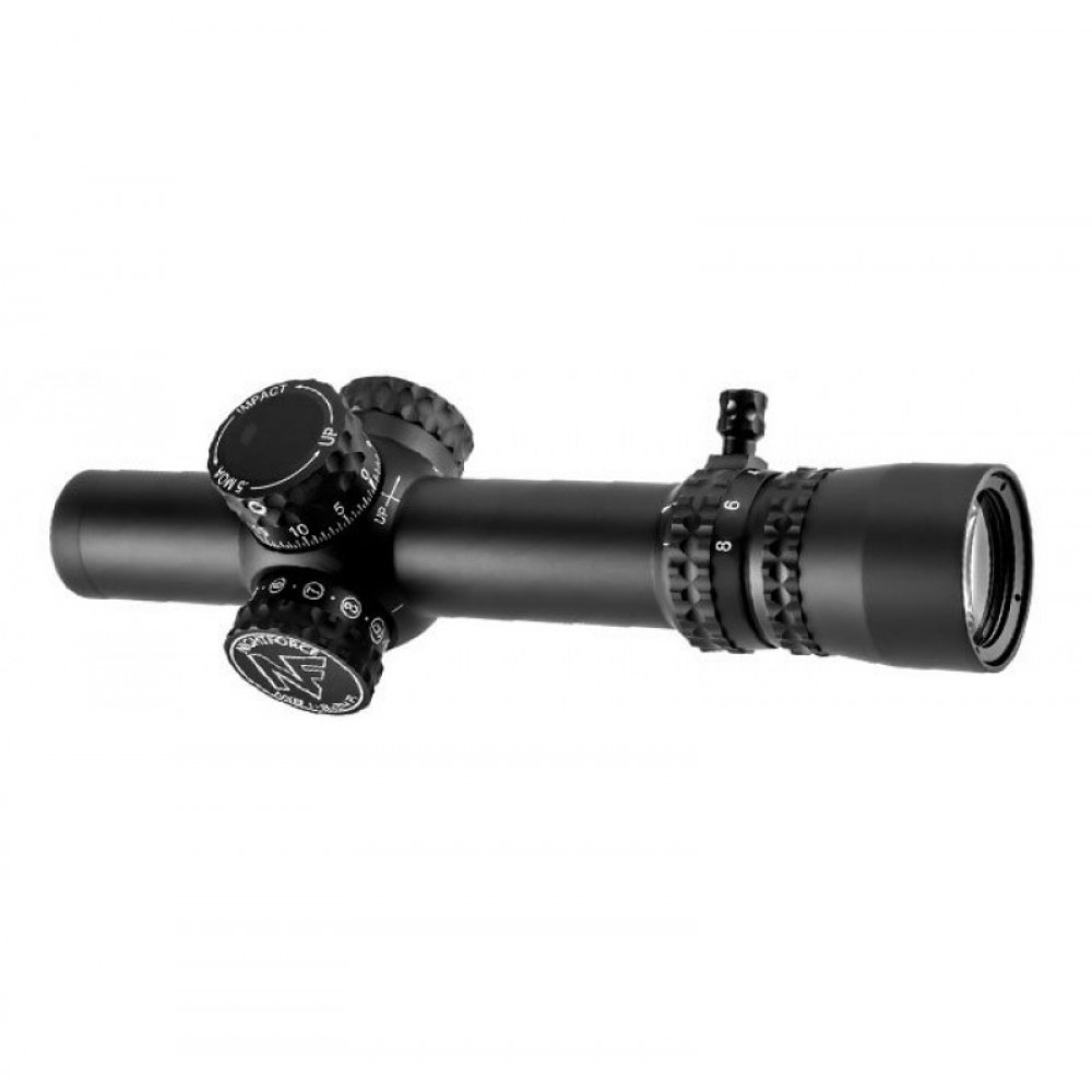 NIGHTFORCE NX8 1-8X24MM F1 RIFLESCOPE FC-MOA ZEROSTOP .5 MOA CAPPED WINDAGE PTL C600