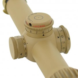 Schmidt Bender 1-8x24 PM II ShortDot Dual CC MDR-T6 ST LT MTC / ST LT ZC 0.1 mrad ccw Pantone 7504M Riflescope 683-846-43E-K2-H2