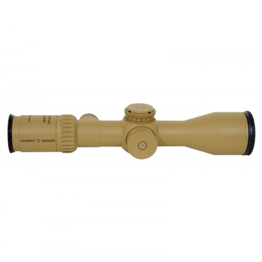 SCHMIDT BENDER PMII ULTRA SHORT RIFLESCOPE 5-20X50 34MM LP LT MTC/CT ST H2CMR FFP 1CM CCW RAL8000 673-945-932-E2-E8