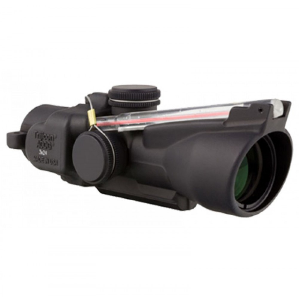 TRIJICON 3X24 LOW COMPACT ACOG DUAL ILLUMINATED RED HORSESHOE DOT 7.62X39 BALLISTIC RETICLE TA50-C-400238