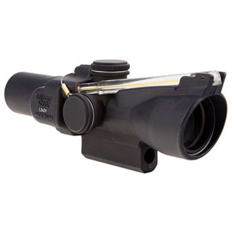 TRIJICON ACOG 1.5X24 COMPACT SCOPE DUAL ILLUM AMBER CROSSHAIR W/ M16 CARRY HANDLE BASE & MOUNTING SCREW 400154