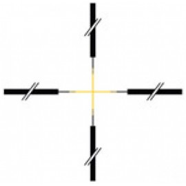 TRIJICON ACOG 1.5X24 COMPACT SCOPE DUAL ILLUM AMBER CROSSHAIR W/ M16 CARRY HANDLE BASE & MOUNTING SCREW 400154