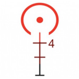 TRIJICON 3X30 COMPACT ACOG DUAL ILLUM RED HORSESHOE 5.56X45MM/62GR BALLISTIC W/ COLT KNOB THUMBSCREW