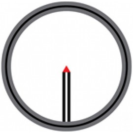 TRIJICON ACCUPOINT 1-6X24 RIFLESCOPE W/ BAC, RED TRIANGLE POST RETICLE 200090