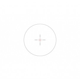 TRIJICON ACCUPOWER 1-8X28 RIFLESCOPE MOA SEGMENTED-CIRCLE CROSSHAIR W/ RED LED