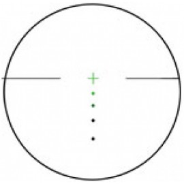 TRIJICON ACOG 4X32 SCOPE, DUAL ILLUMINATED GREEN CROSSHAIR 300 BLK RETICLE W/ TA51 MOUNT