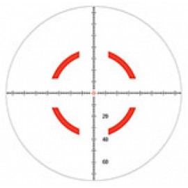 TRIJICON VCOG 1-8X28 RED MOA CROSSHAIR RETICLE SCOPE W/ THUMBSCREW MOUNT VC18-C-2400001