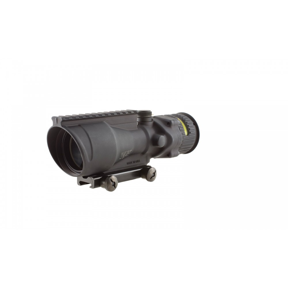 Trijicon 6x48 ACOG Dual Illum Amber Chevron .223 Reticle w/Colt Knob Mount - LED 6.5 MOA Red Dot RMR Type 2 TA648-D-100563