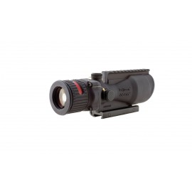 Trijicon 6x48 ACOG Rifle Scope, Dual Illuminated Amber Chevron .308 Reticle w/ Colt Knob Thumbscrew Mount & LED 6.5 MOA Red Dot RMR Type 2, Black, 100561
