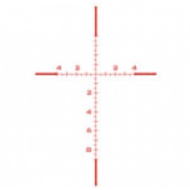 US OPTICS B-10 1.8-10X40 MM SCOPE 34MM TUBE DIGITAL RED FFP GAP RETICLE 100 CLICK ELEVATION KNOB B-10 GAP