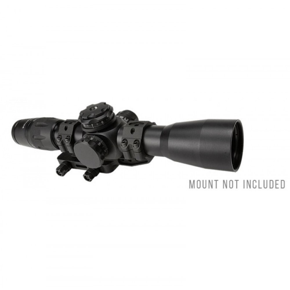 US OPTICS B-10 1.8-10X40 MM SCOPE 34MM TUBE DIGITAL RED FFP GAP RETICLE 100 CLICK ELEVATION KNOB B-10 GAP
