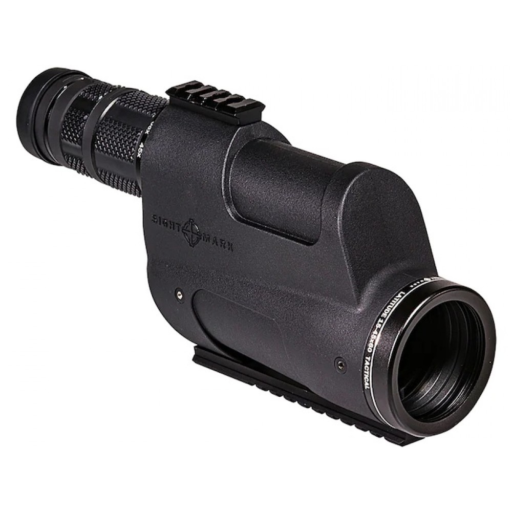 Sightmark Latitude Tactical Spotting Scope 15-45x 60mm Mil Reticle Rubber Armored Matte