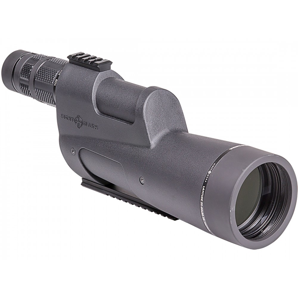 Sightmark Latitude XD Tactical Spotting Scope 20-60x 80mm Mil Reticle Rubber Armored Matte
